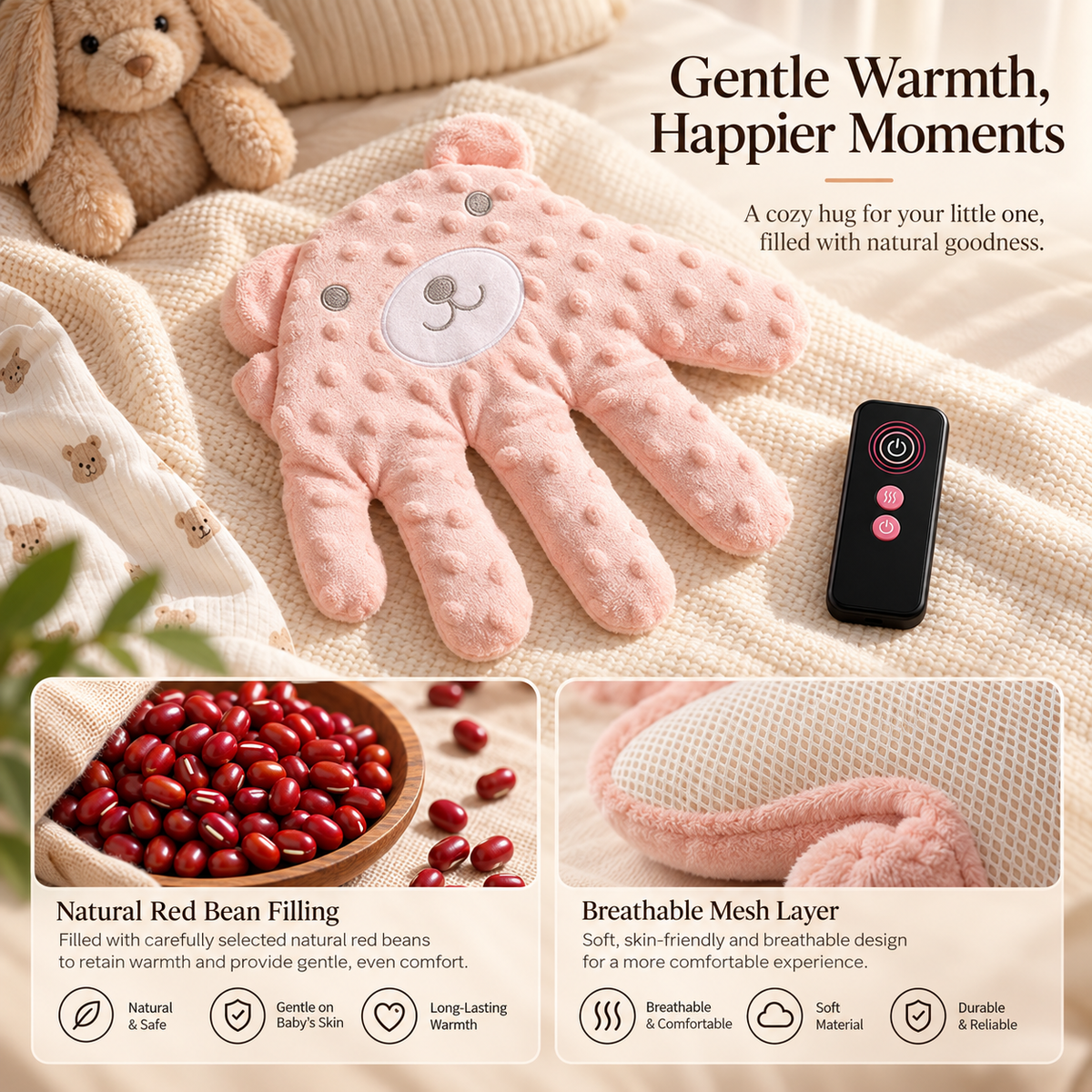 CuddlePaw™ — Baby Soothing Toy