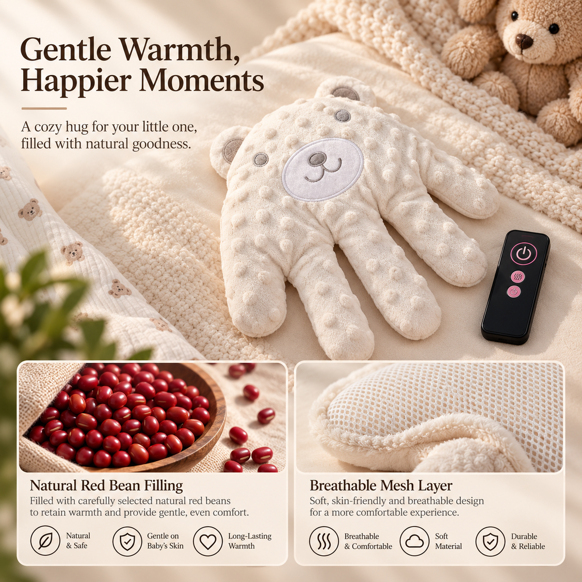 CuddlePaw™ — Baby Soothing Toy