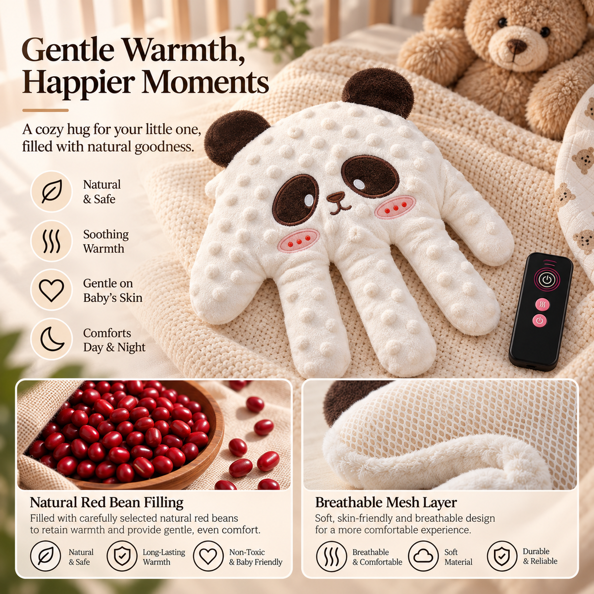 CuddlePaw™ — Baby Soothing Toy