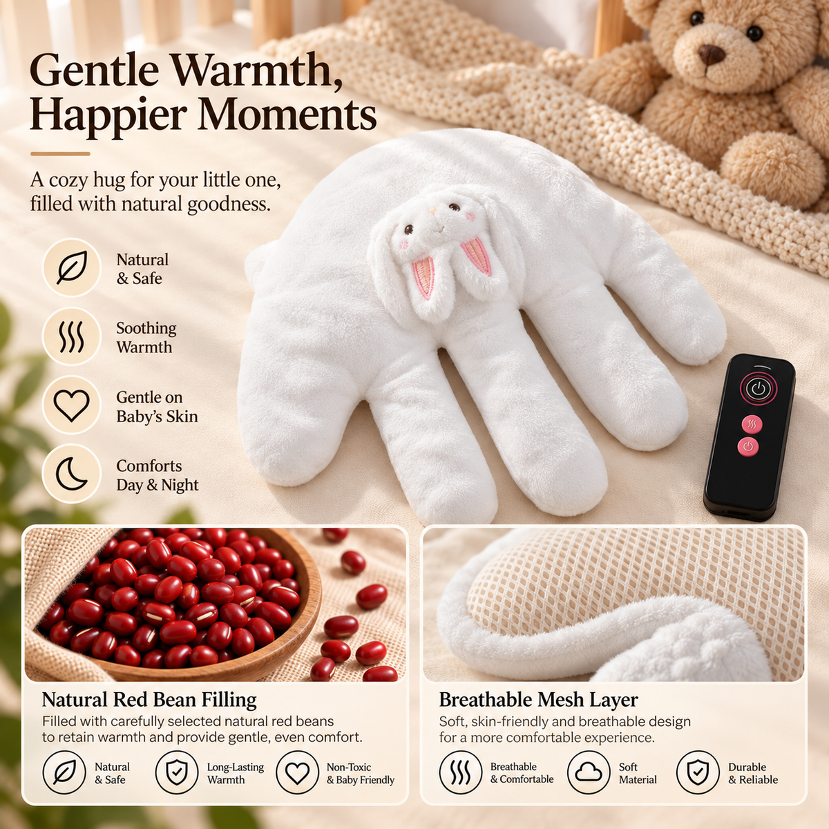 CuddlePaw™ — Baby Soothing Toy